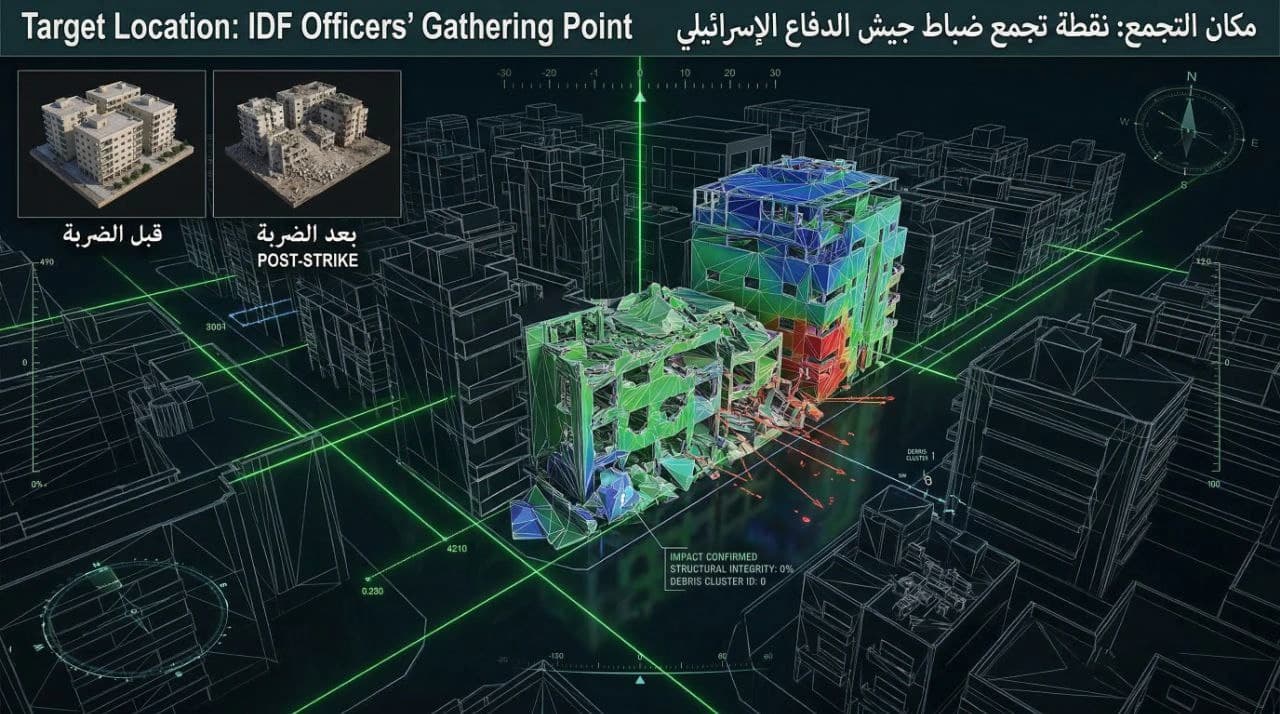 3D images show Iranian military operations against US and Israeli bases and positions in the Gulf and Israel. We can neither confirm nor deny their authenticity.