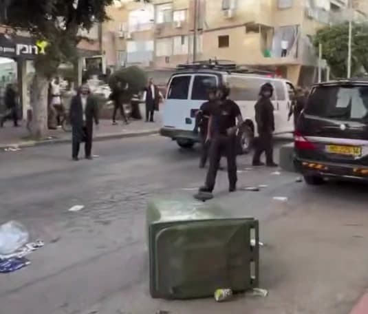 INTENSE INTERNAL CONFLICT IN Israel HAS BEEN REPORTED. MILITARY CENSORSHIP CURRENTLY IN FORCE. RIOTS AND RIOTS REPORTED IN TEL AVIV. EVOLVING STATE OF EVENTS