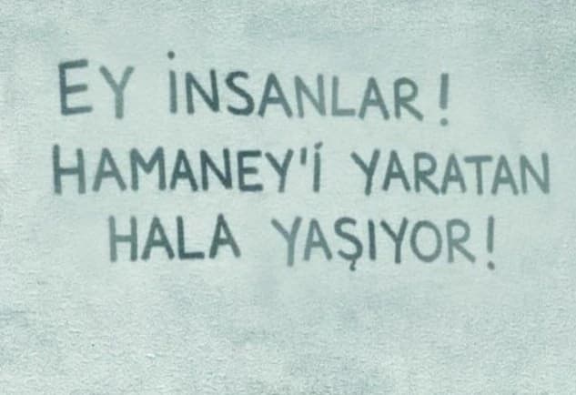 Turkey: Turkish-language graffiti that quote Khamenei invite resistance. The “313” symbol - a reference to the Battle of Badr - indicates a coordinated campaign, not spontaneous action.
