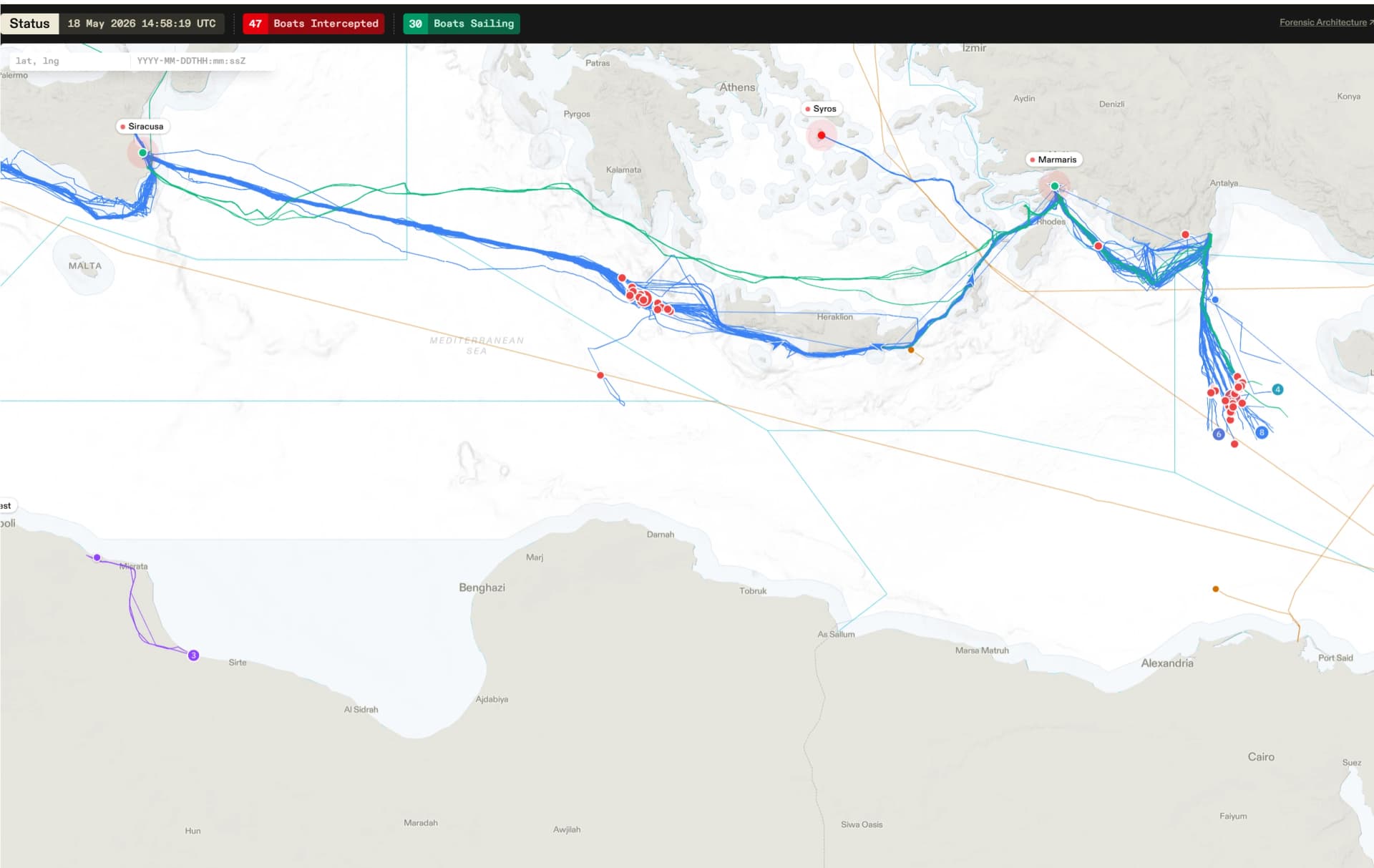 FORZE HAFTAR BLOCCANO CONVOGLIO SUMUD FLOTILLA IN LIBIA. CIRCA 1500 PERSONE FERMATE A 60KM DA SIRTE.