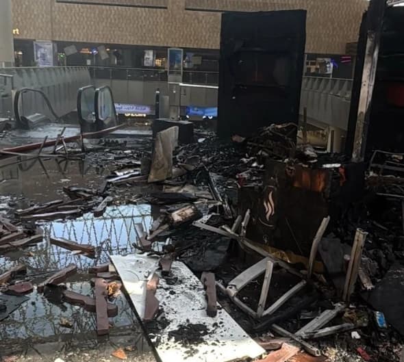 Damage to Kuwait airport after Iranian missile response